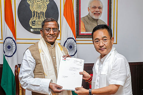 Prem Singh Tamang stakes claim to form Government